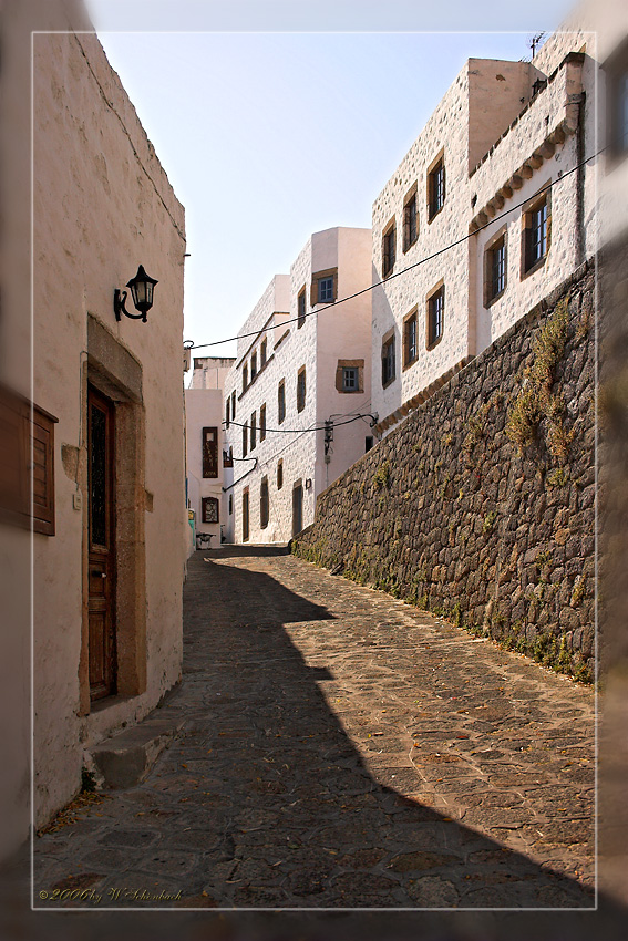 Enge Gassen in Chora auf Patmos